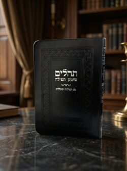 תהילים שחור-כריכה רכה