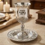כוס גביע קידוש בחריטת לייזר