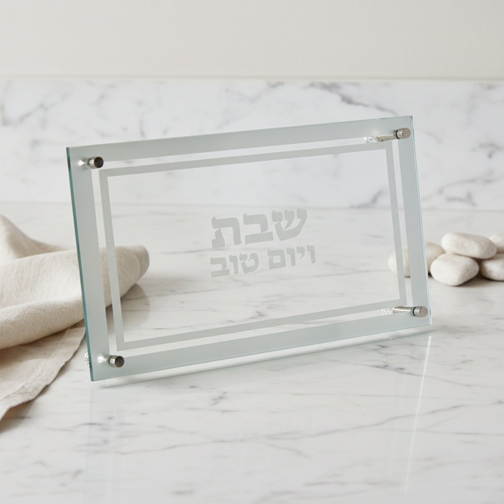 4f57a99a-b89f-46ad-acd2-292ad95f44d4_c8d60af3_e0a0_4f3b_91f0_7676ec302929 מגש לשבת זכוכית מהודר שקוף-ללא מלחיה – תמונה 1