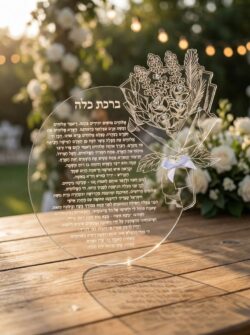 ברכת כלה-זר פרחים