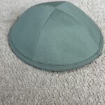 כיפת בד ירוק-ללא רקמה