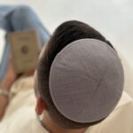 כיפת בד-סגול/אפור