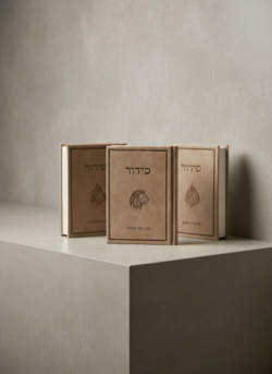 סידור מהודר-"הביטוי האישי שלך"- בז' כהה