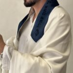 טלית EXCL- גוון כחול גור אריה