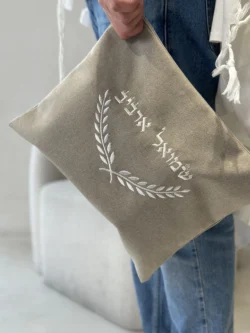 ⁦סט כיסוים PREMIUM-פשתן עלים⁩ – תמונה ⁦2⁩