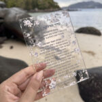 ברכון פרספקס- שקוף פרחוני