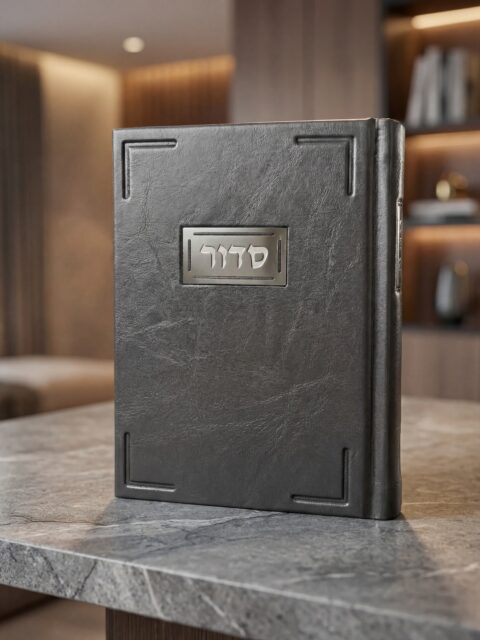 סידור מהודר-אפור מטאלי