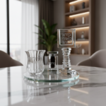 סט הבדלה- שקוף עגול