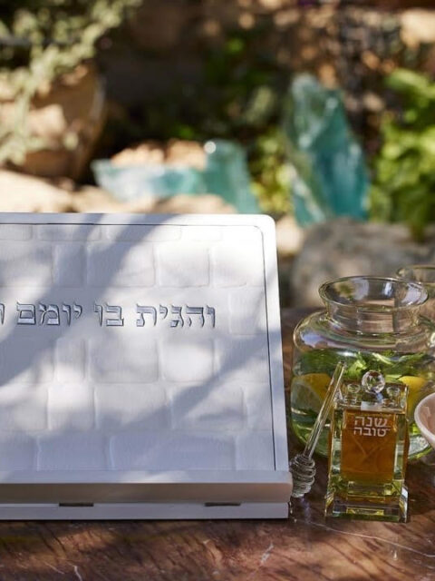 שטנדר מעץ- כותל לבן