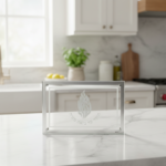 מגש זכוכית מהודר לחלה "האש שלי"