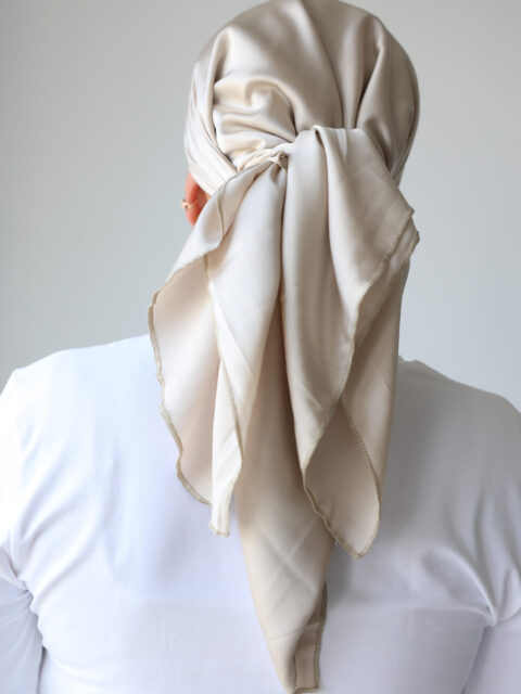 דגם שמנת כהה-סטן -כיסוי מלא