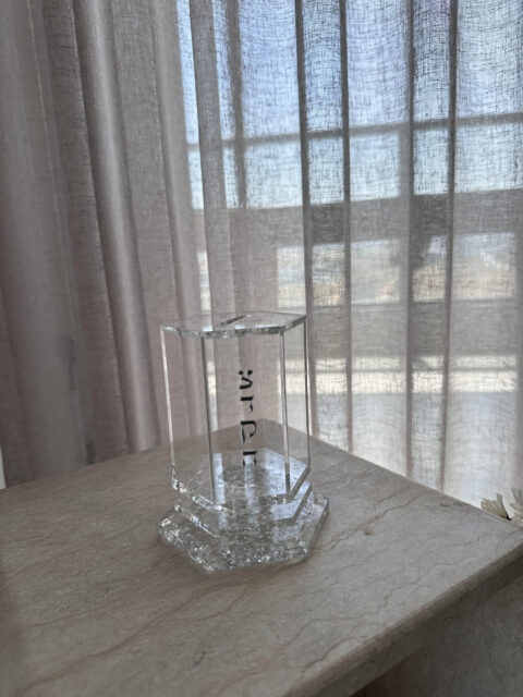 קופת צדקה- פרספקס כסף