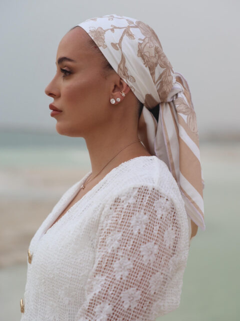 מטפחת PREMIUM- דגם אנאבל גודל חצי כיסוי