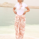 מטפחת+פראו דגם דיור ורוד