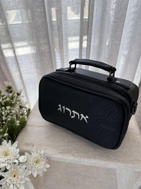 תיק דמוי- שחור