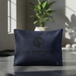 סט כיסוים-דגם חריטה כחול