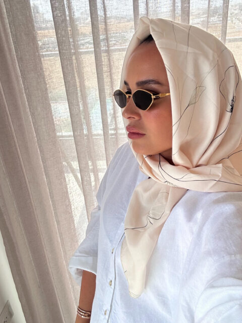 דגם פרח קלאסי בד-כיסוי מלא