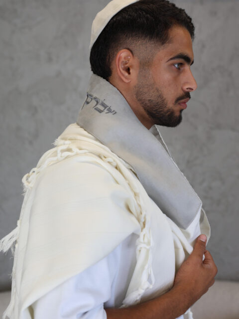 טלית PREMIUM דגם סילבר