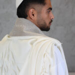 טלית PREMIUM דגם קורדרוי בז