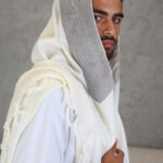 טלית PREMIUM דגם קורדרוי אפור