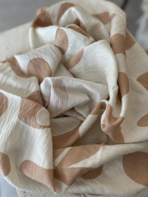 דגם פודרה עלים בד-לונג