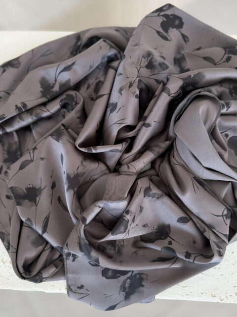 דגם פרח אפרפר סטן-לונג