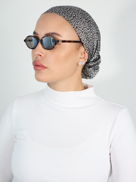 דגם חול שחור סטן-חצי כיסוי