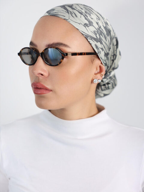 דגם קפוצינו כהה סטן-חצי כיסוי