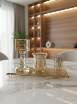 סט הבדלה-מלבני זהב