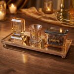 סט הבדלה מהודר גוון זהב מלבני