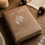 סידור דמוי עור - חום לגבר