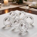 6 חבקים קריסטל-שקוף