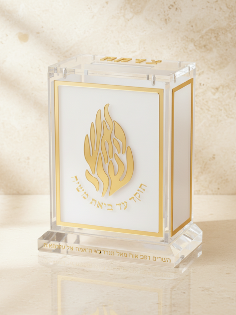 קופת צדקה -האש שלי אקריל