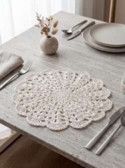 ⁦פלייסמט בד לבן⁩ – תמונה ⁦3⁩