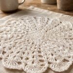 פלייסמט בד לבן