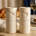 זוג פמוטי שבת טרוונטין-שמנת