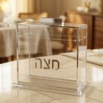 מעמד למצה מפרספקס - כסף קלאסי מגנט