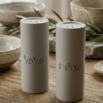 מלחיה ופלפל בטון-אפור