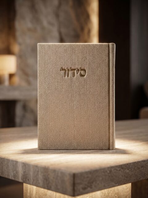 סידור דגם פסים- בז