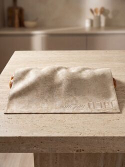 ⁦כיסוי חלה -דמוי עור שמפניה⁩ – תמונה ⁦2⁩