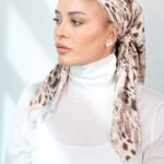 דגם מנומר עדין בד- כיסוי מלא