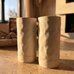 פמוטים גבוהים-גלים שמנת