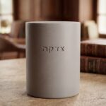 קופת צדקה בטון- אפור