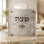 מגש מצה מרובע-שם משפחה