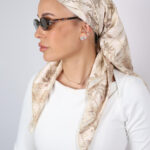 דגם דניאלה חום  בד- כיסוי מלא