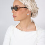 דגם דניאלה חום בד - חצי כיסוי