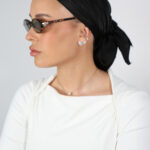 דגם שחור סטן לערב- חצי כיסוי