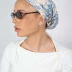 דגם דיור כחול בד - חצי כיסוי