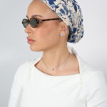 דגם פרח אלמה בד - חצי כיסוי