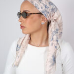 דגם דניאלה כחול בז בד- כיסוי מלא